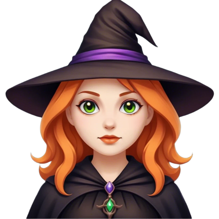 Spiritual aesthetic witch emoji