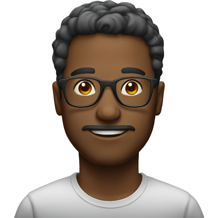 guy with glasse emoji