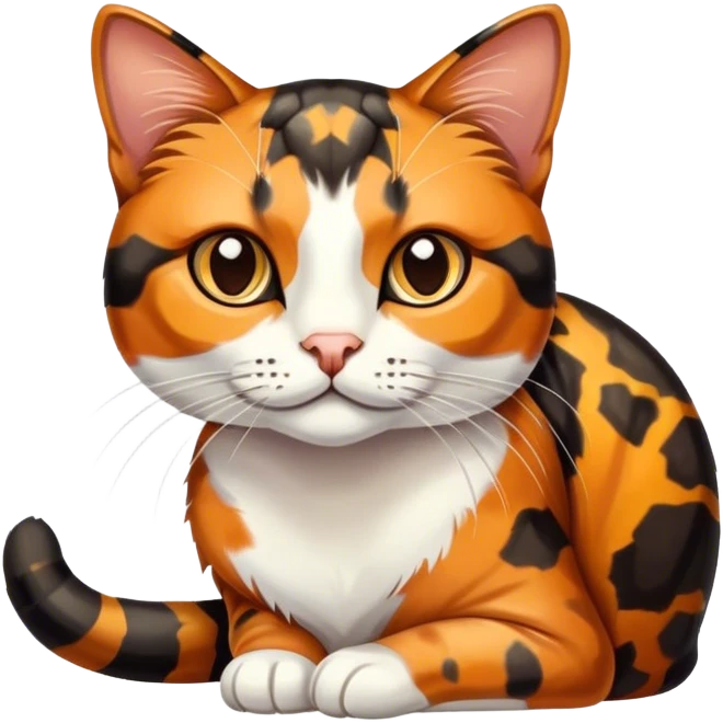 Tortoise shell cat  emoji