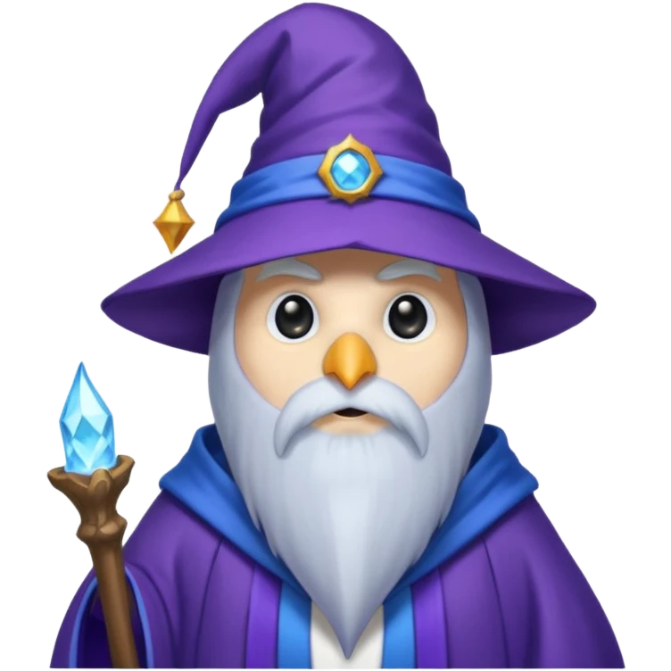 Penguin Wizard emoji
