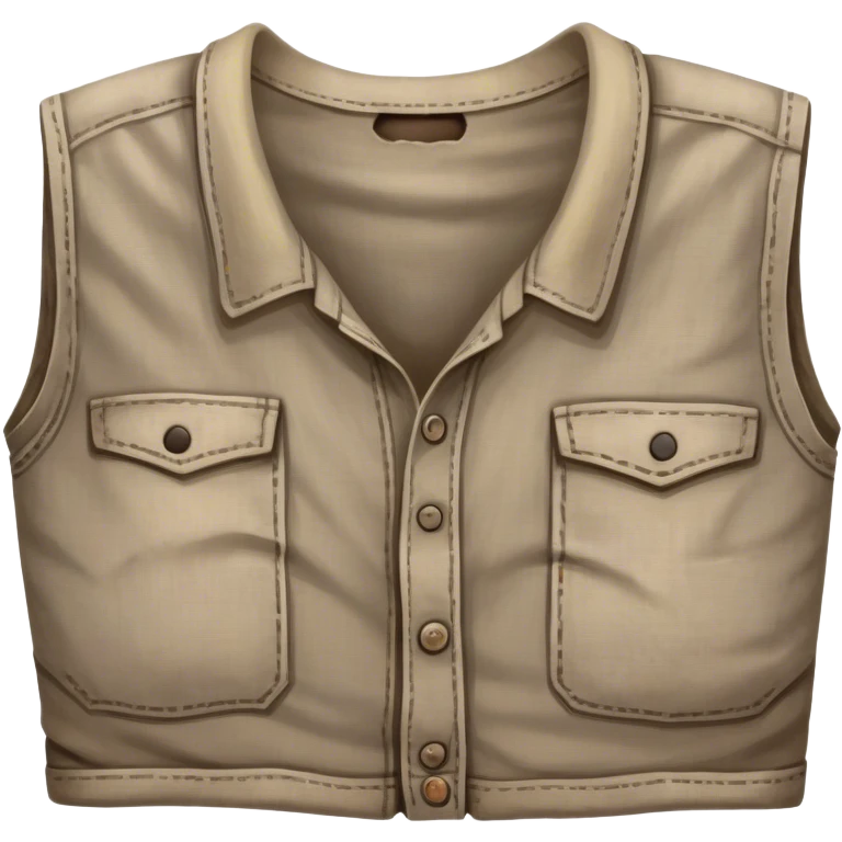 Dirty and worn-out clothes with visible stains, dust, and wrinkles. The fabric looks old and slightly torn, giving a rugged and unkempt appearance emoji