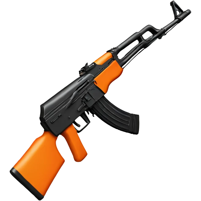 orange ak47 emoji