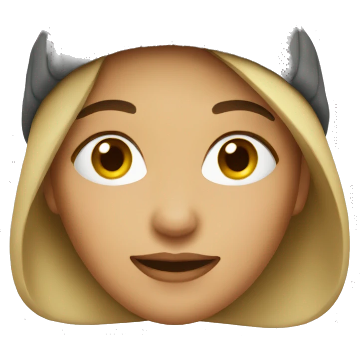 Woman wearing a beanie emoji