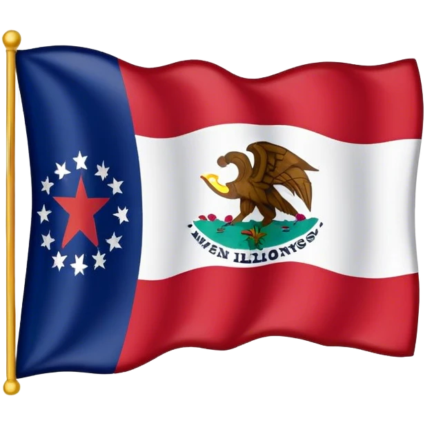 Illinois flag emoji