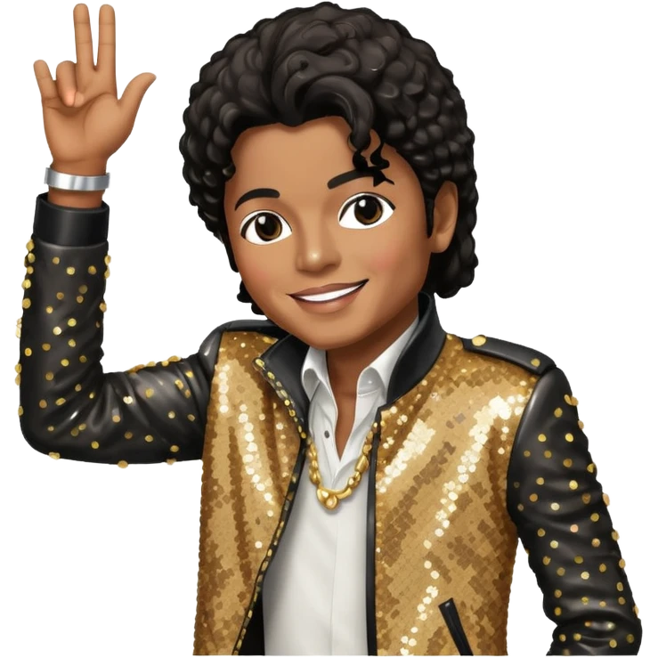 michael jackson dabbing emoji
