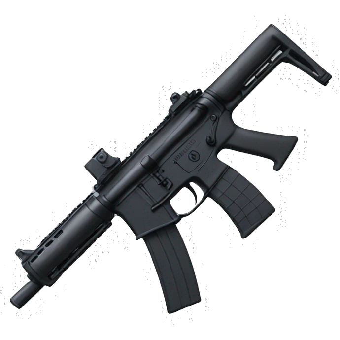 M4 with silencer and aim point micro on top emoji