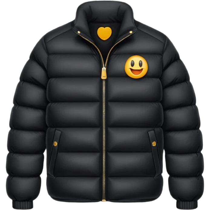 black puffer emoji
