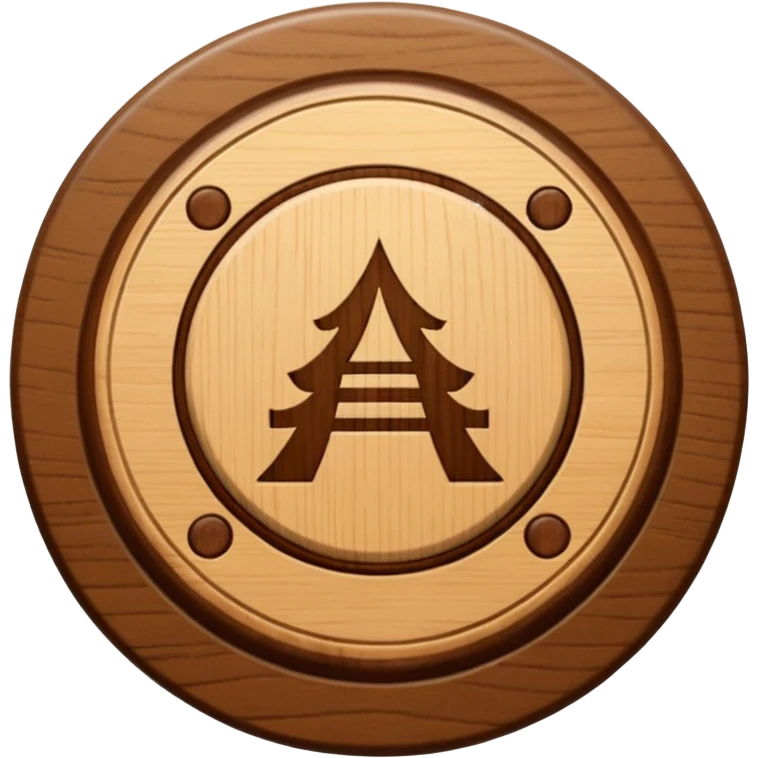 Shogi chess circle piece, generals piece emoji