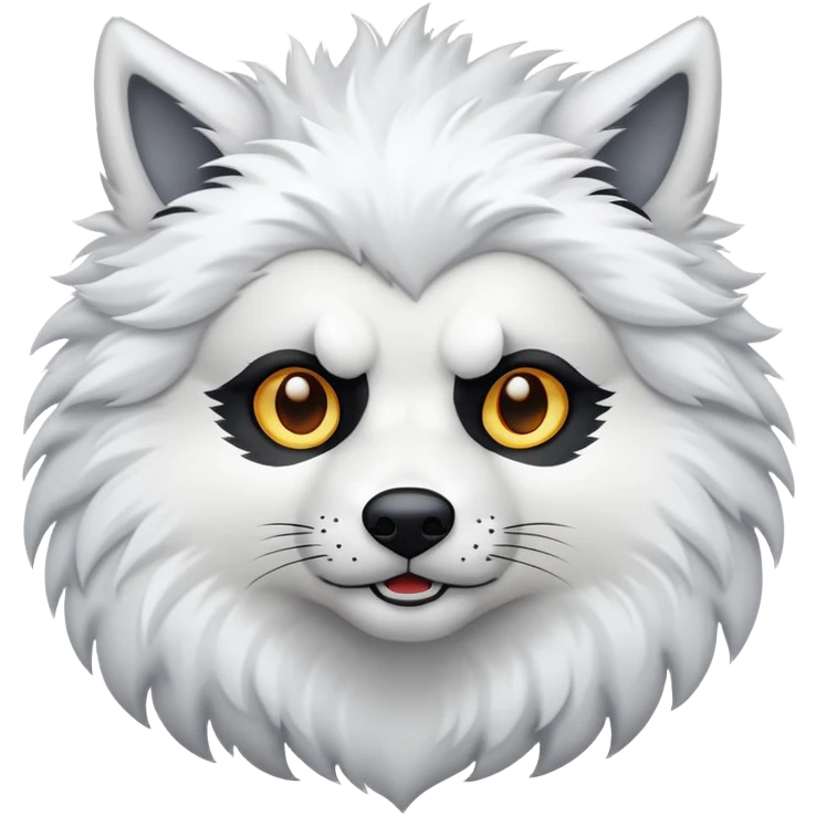 Lobo blanco emoji