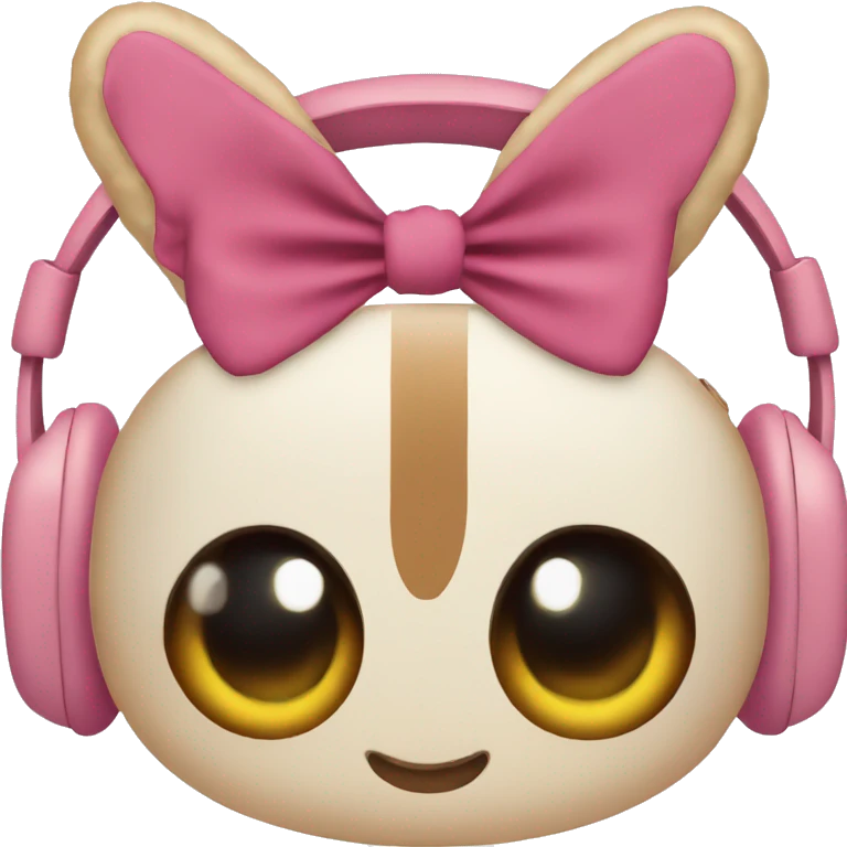 Ear muffs with bows emoji