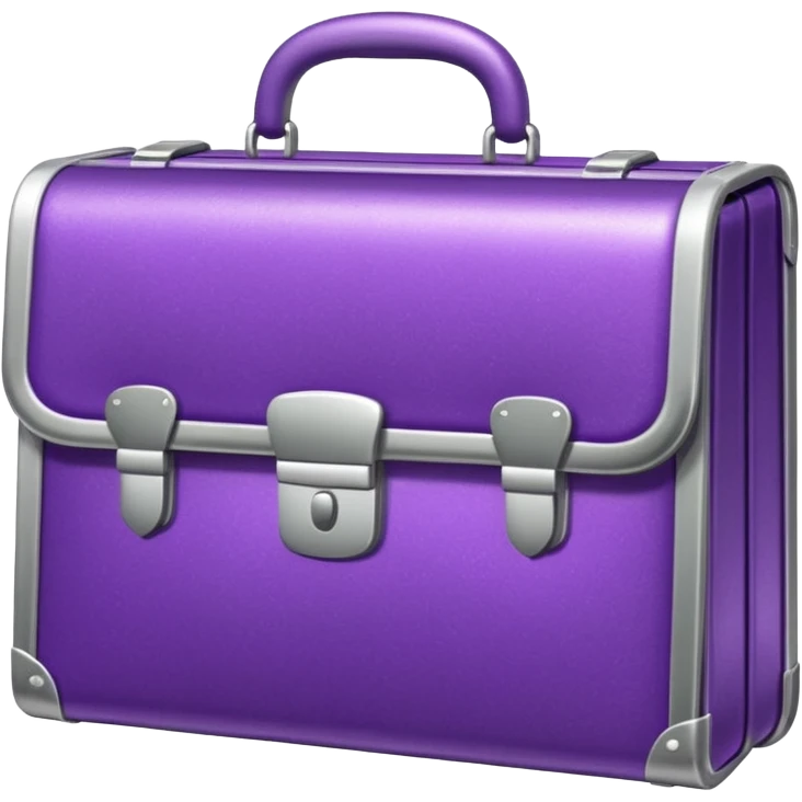 glitter purple briefcase emoji