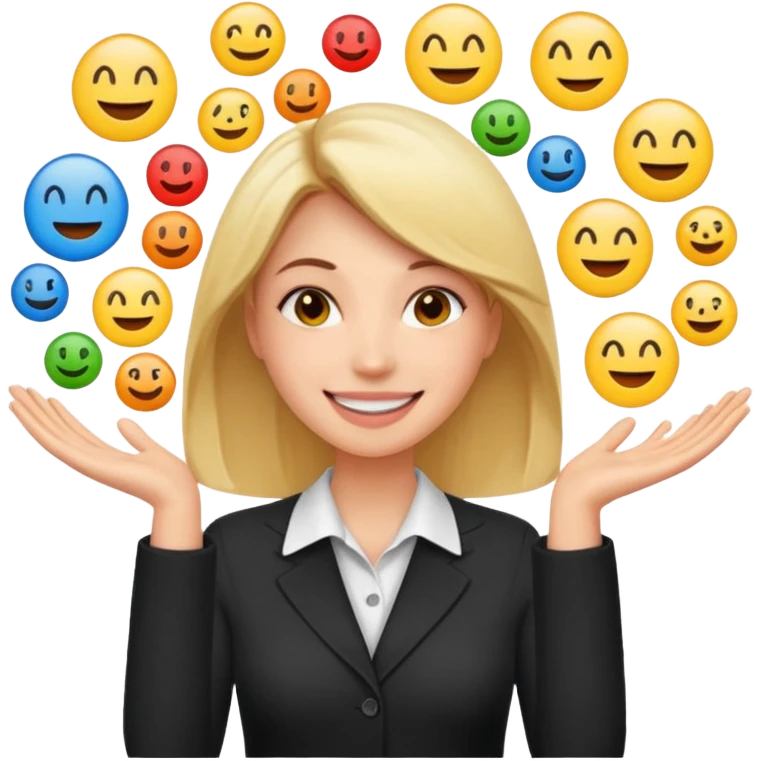 crazy woman obssesed with organization and perfectionist with multiple hands
more dinamic emoji  emoji
