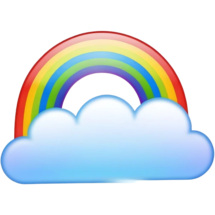 aesthetic full rainbow emoji