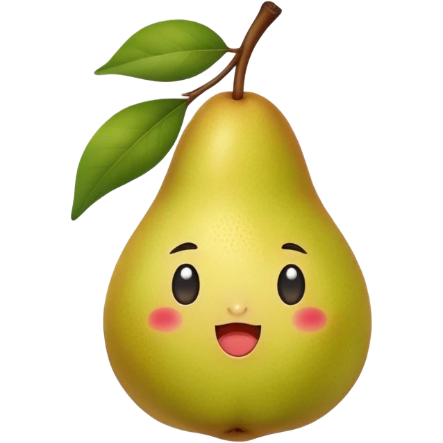 Korean Pear emoji