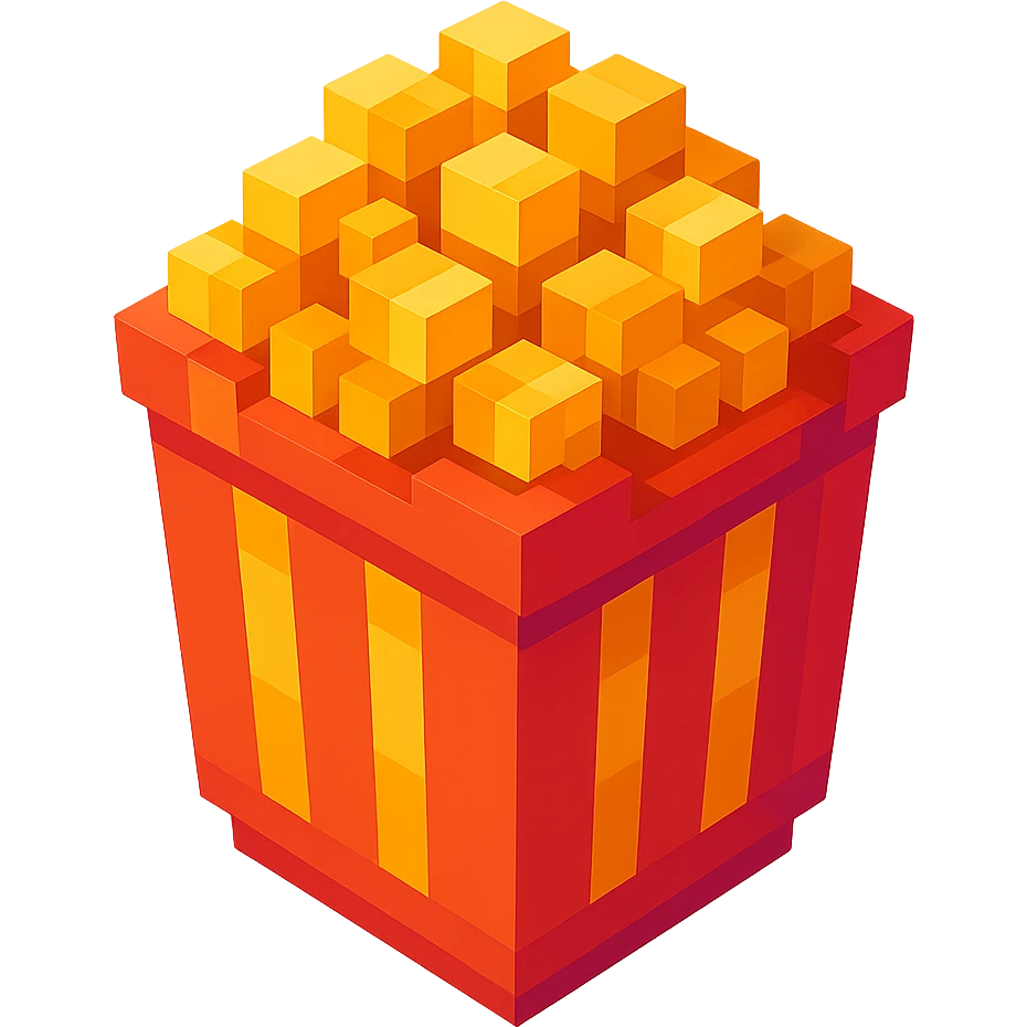 sweet caramel popcorn emoji