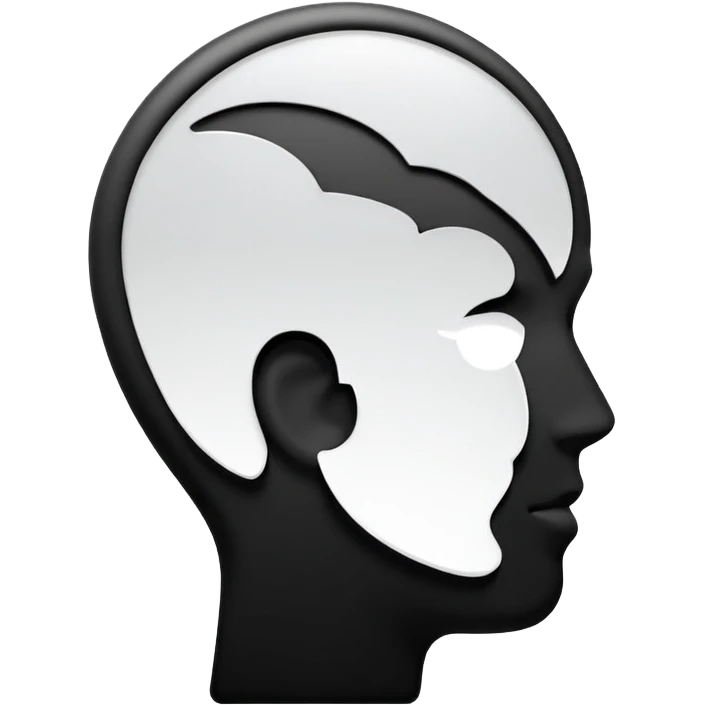 user silhouette icon 3D emoji