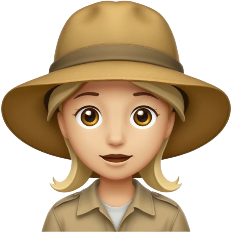 just safari hat item  emoji