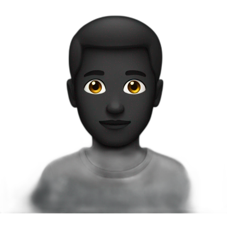 Dark black  emoji
