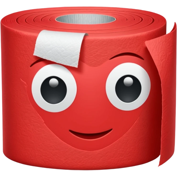 krımızı tuvalet kağıdı emoji