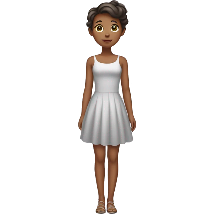 The girl in the dress emoji