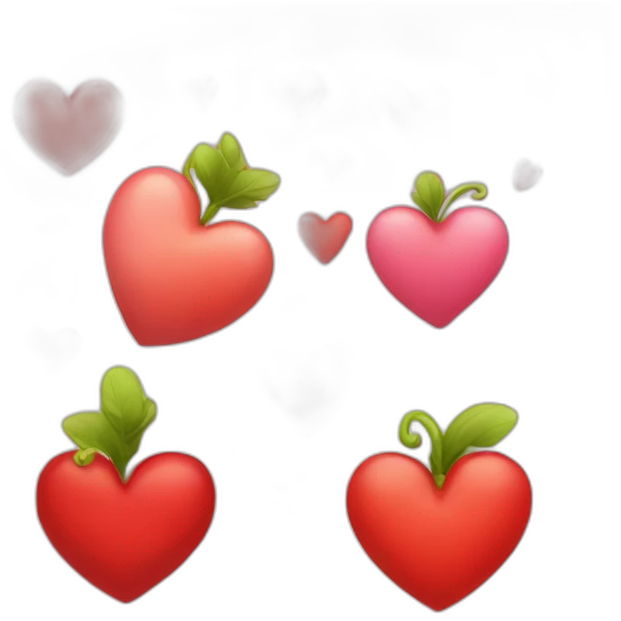 Panceces de forma de corazon emoji