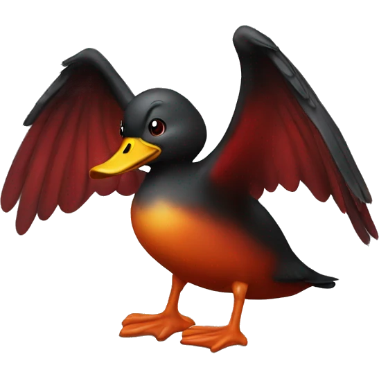 Devil duck  emoji