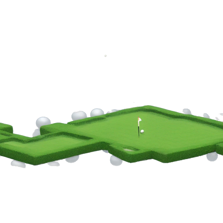 Golf mark 4 blue emoji
