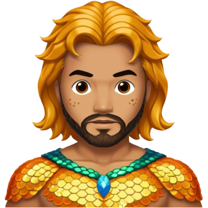 Aquaman with Sequin Outfit emoji