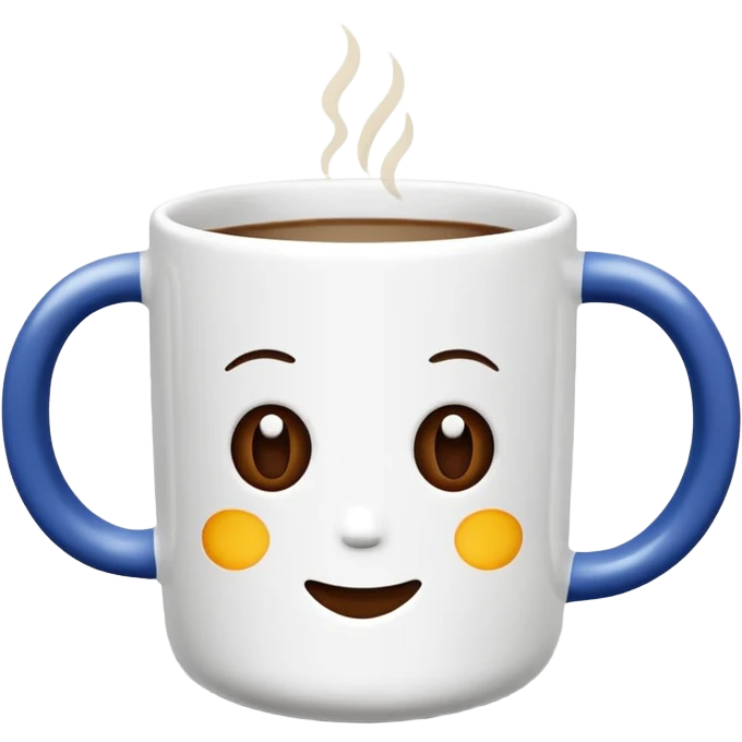 white coffee mug, restrained classic style, minimalism, no emojis or faces emoji