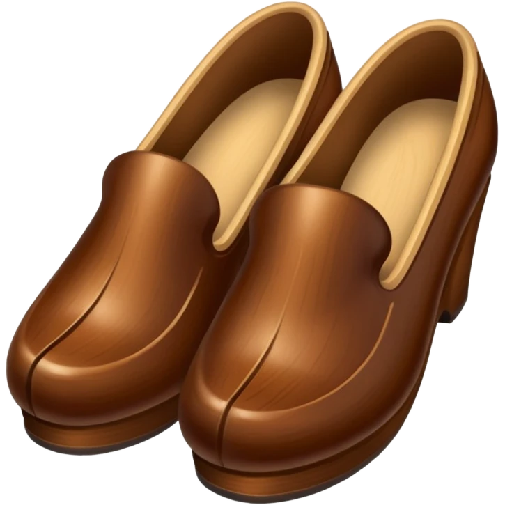 wooden shoe emoji