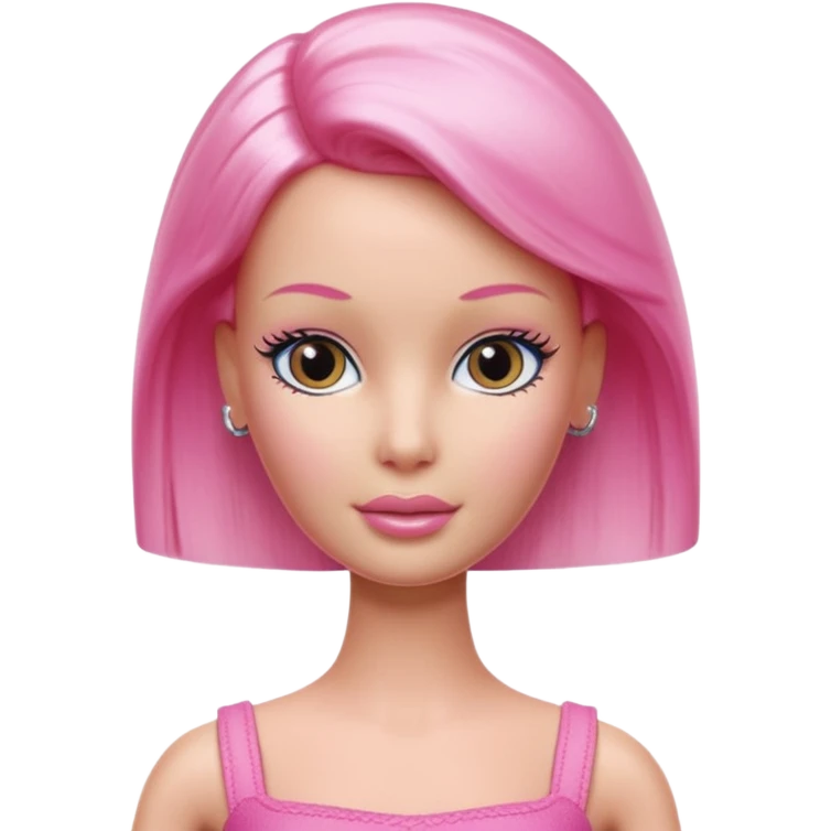 hairless barbie doll emoji