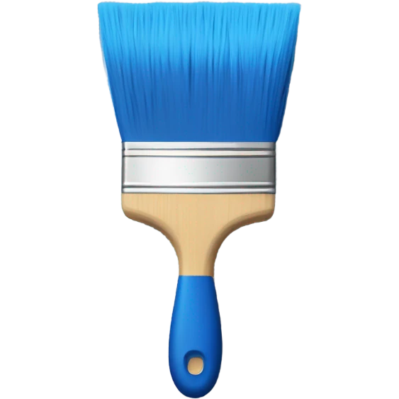paint brush blue emoji