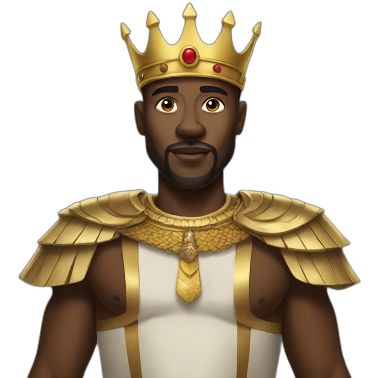 african king  emoji