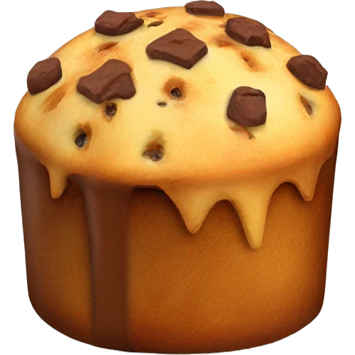 Panettone relleno de chocolate  emoji