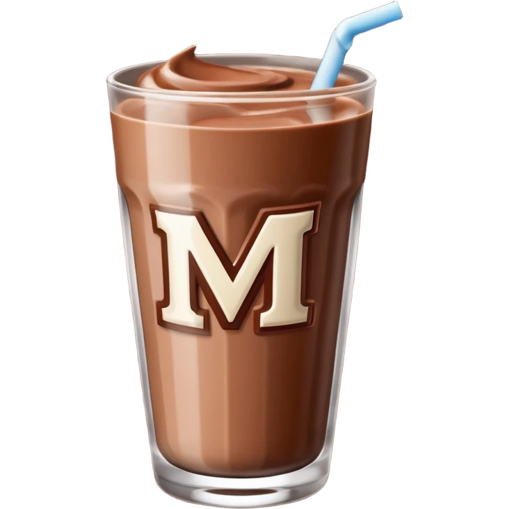 Chocolate Milk with Big M emoji