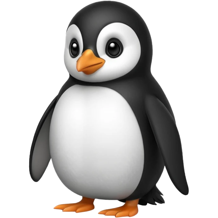 Penguin animal masterbating emoji