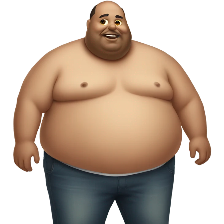 fat man emoji
