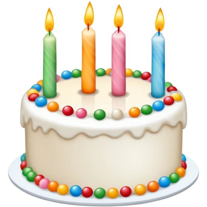 Um bolo de aniversário com o nome "Dinis"  emoji