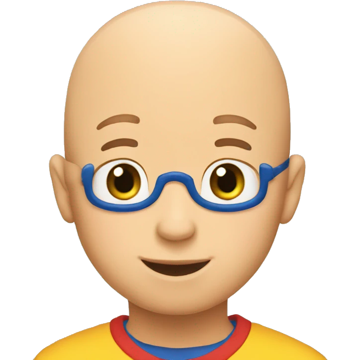 Caillou emoji