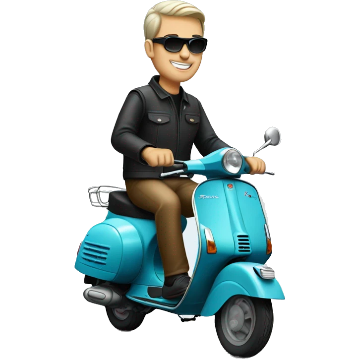 vespa rider emoji