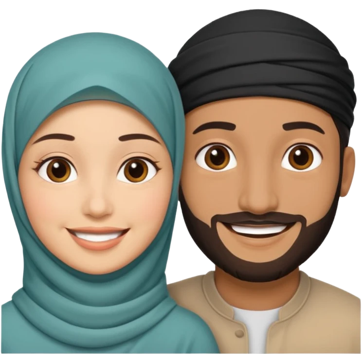 Muslim couple  emoji
