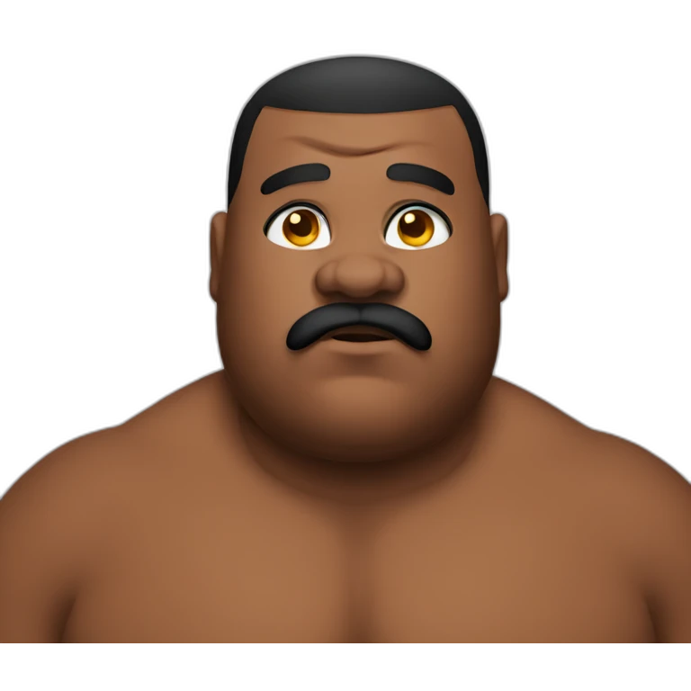 Fat boxer emoji