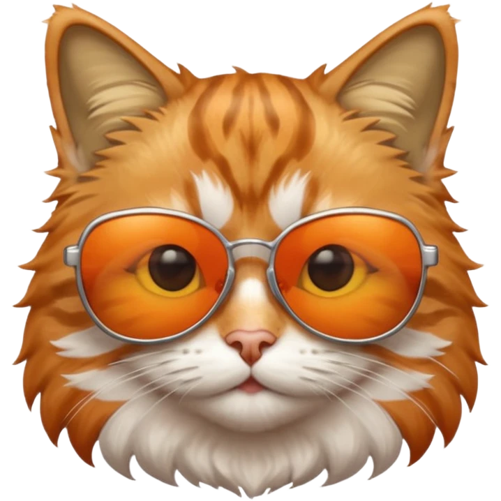 Cat wearing sunglasses emoji