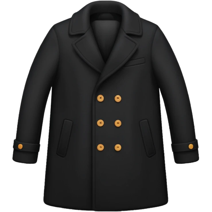 black coat emoji