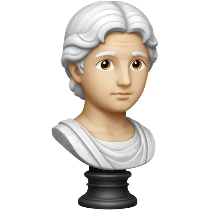 Marble bust emoji