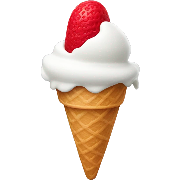 ice cream with red coss out circle over it emoji