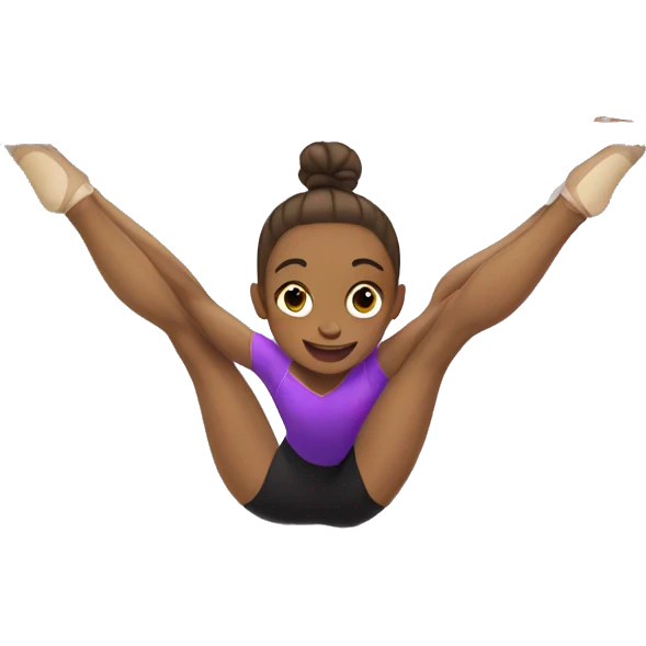 Gymnast on bars emoji
