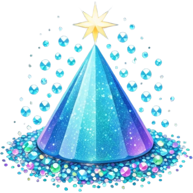 Sparkling glitter emoji