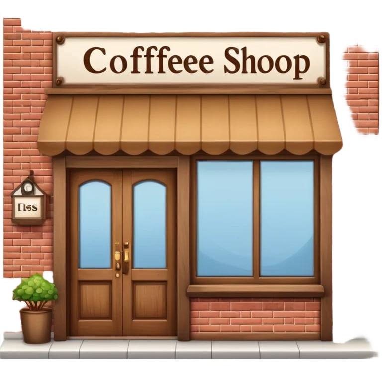 coffee shop building  emoji