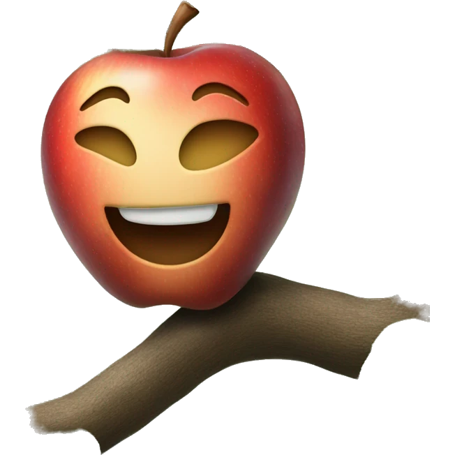 apple in tree emoji
